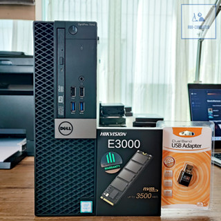 คอมพิวเตอร์ Dell Optiplex 7040 - i7-6700@3.40GHz | M.2 NVMe SSD | พร้อมเชื่อมต่อ Bluetooth + WIFI 5 GHz. สภาพสวย A+