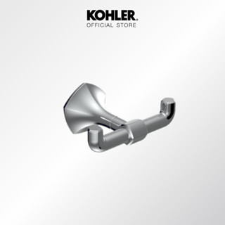 KOHLER Occasion double robe hook ขอแขวนผ้าคู่ รุ่นโอเคชัน สีโครเมียม K-EX27070T-CP