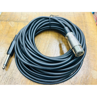 6.35 Mono M -XLR Female Cable 10meters.