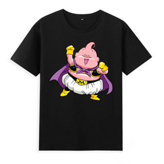 Dragon Ball Anime Super Saiyan Devil Buu เสื้อยืดแขนสั้นผ้าฝ้ายใหม่