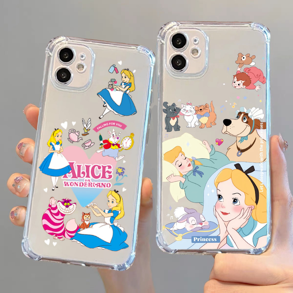 เคสซิลิโคน tpu เคสโทรสัพท์ลายการ์ตูนน่ารักๆ เคสใส สำหรับ OPPO A57 A74 A93 A54 A18 A17 A17K A77 A95 A94 A93 A38 A52 A91