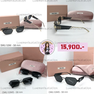 👜: New!! Miu Miu Sunglasses‼️ก่อนกดสั่งรบกวนทักมาเช็คสต๊อคก่อนนะคะ‼️