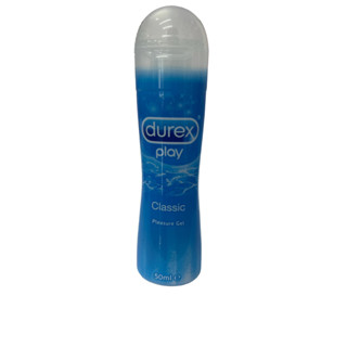 Durex Play Classic Lubricant Gel 50 ml [1 ขวด][สีฟ้า] เจลหล่อลื่น ดูเร็กซ์ เพลย์ คลาสสิค เจล