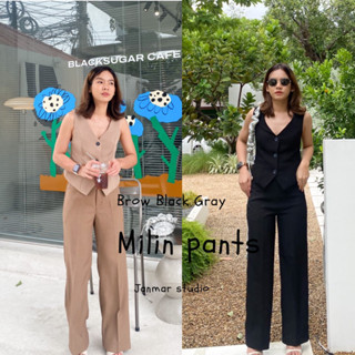 milin pants กางเกงขากระบอกเล็ก