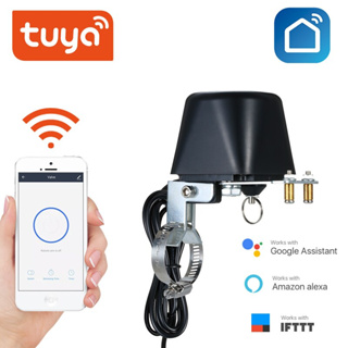 Tuya ตัวควบคุมการปิดแก๊สวาล์วน้ำ Wi-Fi รองรับ Alexa Google Assistant Smart Wireless Control tuay Smart