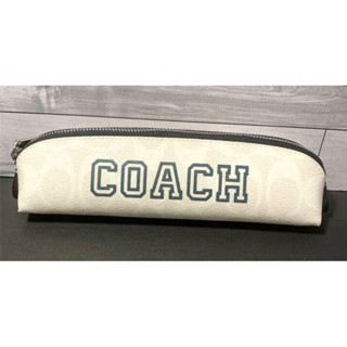 กล่องใส่ดินสอ Coach Pencil Case With Varsity Motif CC054