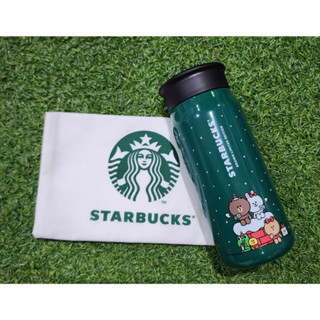 พร้อมส่ง✔️Starbucks x LINE Friends ของแท้ 100% Collection สุดน่ารัก จาก LINE Friends (มีตำหนิ) ฟรีกระเป๋าผ้า