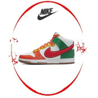 ของแท้ 100 % Nike Dunk High รองเท้าผ้าใบหุ้มข้อสูงกันลื่น