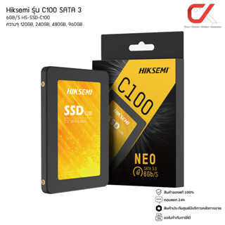 Hiksemi รุ่น NEO C100 SATA 3 6GB/S HS-SSD-C100 ความจุ 120GB, 240GB, 480GB, 960GB