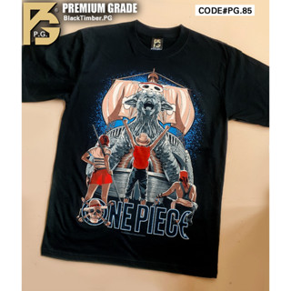 PG 85 วันพีช Im gonna be king of the pirates เสื้อยืด หนัง นักร้อง เสื้อดำ สกรีนลาย ผ้านุ่ม PG T SHIRT S M L XL XXL