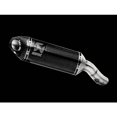 ท่อ AKRAPOVIC - SLIP ON CARBON NEW SHAPE LOGO ALUMINIUM Kawasaki ZX6R 2019-2022
