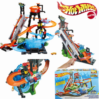 Hot Wheels Gator Car Wash พร้อมรถของเล่น Color Shifters Toy Car ราคา 5,590 บาท