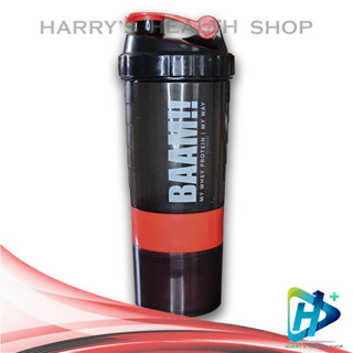 Protein Shaker Whey รุ่น SPIDER BOTTLE  ขวดเชค แก้วเชค กระป๋องเชค เขย่า โปรตีน 500 ml Red