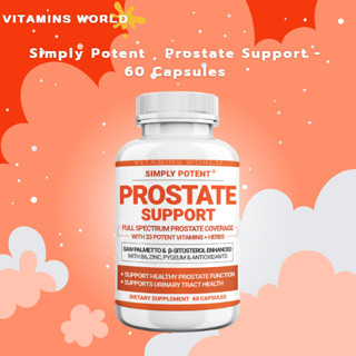 Simply Potent , Prostate Support - 60 Capsules (V.3049)