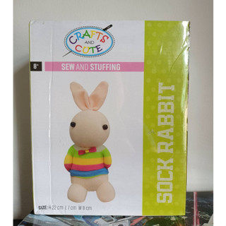 ถุงเท้ากระต่าย Rabbit DIY Sock doll แบรนด์ Craft &amp; cute