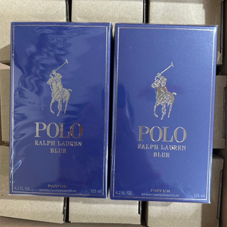 AUG01 ส่งฟรี Ralph Lauren Polo Blue Parfum 125ml กล่องซีล  น้ำหอม