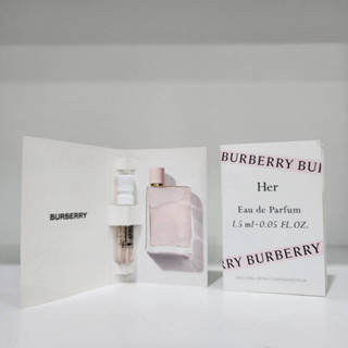 น้ำหอม vial ทดลองแบบหลอด Burberry Her  EDP 1.5ml แบบไวออลทดลอง