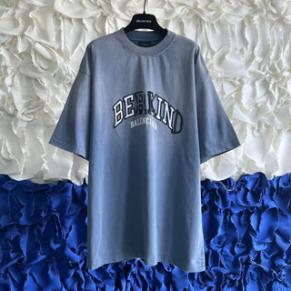 【Blue】เสื้อยืด Balenciaga แท้ 99% 23AW 1:1 คุณภาพสูงสุด เกรด original