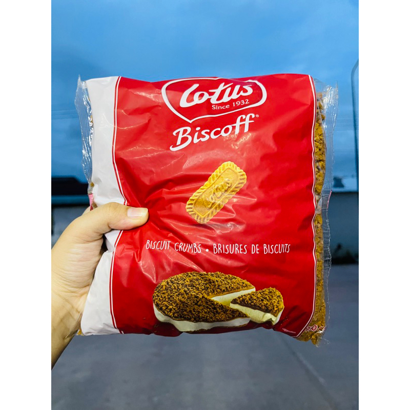 Biscoff Biscuit crumbs คุกกี้ป่นหยาบสำหรับทำ บานอฟฟี่ หรือขนมต่างๆขนาด 750 กรัม