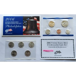 USA ชุดเหรียญ 10 เหรียญ ปี 2006 -P