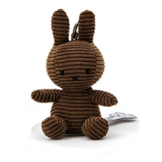 [Direct from Japan] BON TON TOYS Miffy Corduroy Plush doll Keychain 10cm BROWN Japan NEW