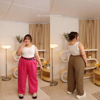 “Classic Pants” (370.-) เอวถึง48นิ้ว กางเกงขายาวสาวอวบ รุ่นนี้เป็นน้องของรุ่น basic pants เลย ทรงสวยเป้ายาว