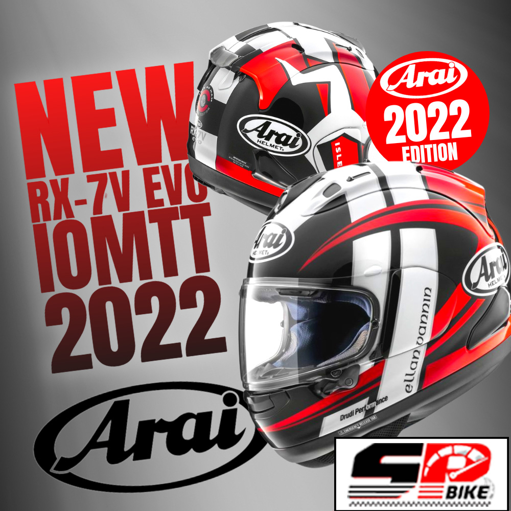 ! หมวกกันน็อค ARAI RX-7V EVO IOM TT2022-2023 ส่งไว!!