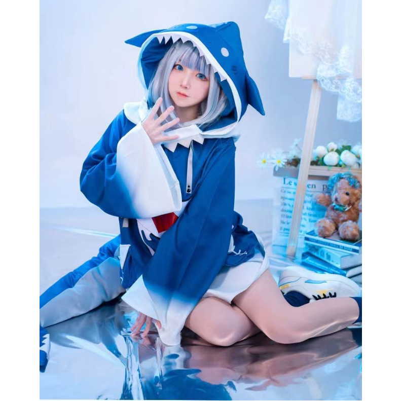 ชุดคอสเพลย์ปลาฉลาม Gawu Gula Vtuber ครบชุด