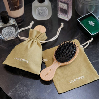 แปรงหวีผม LA COREE Allround hair brush หวีขนหมูแท้ ลดผมร่วง ผมเงางาม