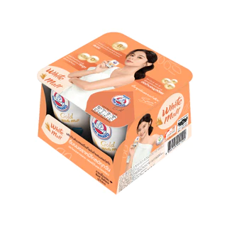 นมสเตอริไลส์ไขมันต่ำ ตราหมีโกลด์ 140 มล. (24 กระป๋อง) - สูตรผสมมอลต์สกัด