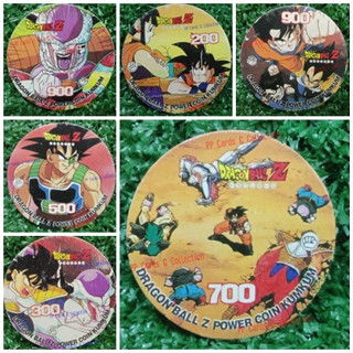 เหรียญ คัมคัม ดราก้อนบอล Z หลักร้อย หลังดาว Kum Kum Coin Dragon Ball Z Power 100-900 Star Back Screen