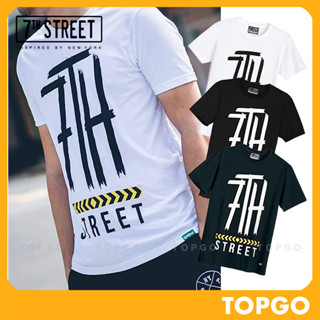 เสื้อยืด 7th Street แนวสตรีท รุ่น Slow Down ( ขาว - ดำ - กรมเข้ม ) SLD001 , SLD002 , SLD006 ของแท้