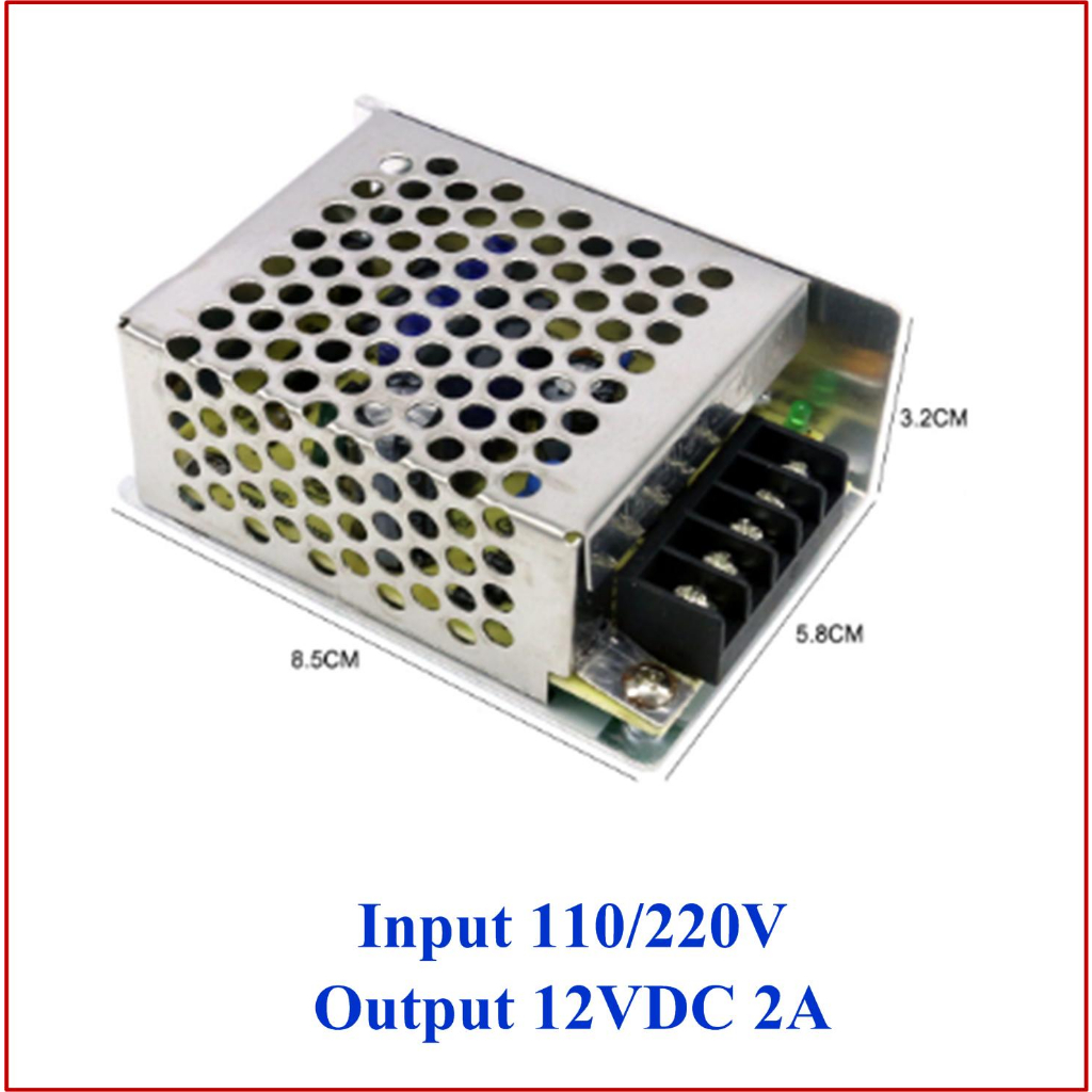 Switching Power Supply 5V, 12V, 24V สวิตชิ่งเพาเวอร์ซัพพลาย Output 5Vdc, 12Vdc, 24Vdc