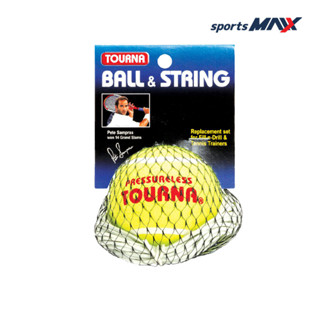 TOURNA BALL &amp; STRING REPLACEMENT for Tennis Trainers ลูกเทนนิสสำหรับฝึกซ้อม 1 Set (1 Ball)