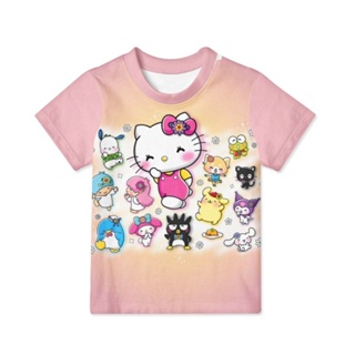 พร้อมส่ง // เสื้อคอกลม เสื้อสำหรับเด็ก ลาย sanrio