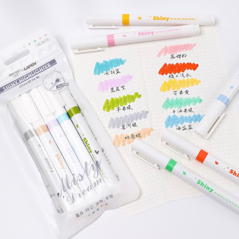 #สินค้าพร้อมส่ง
#ปากกาไฮไลท์
#กลิตเตอร์
#กากเพชร
#เน้นข้อความ