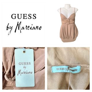 Guess by Maciano ของแท้ เสื้อสายเดี่ยว ผู้หญิง สีน้ำตาล เนื้อผ้าดีมาก