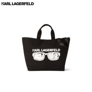 KARL LAGERFELD - K/ELEMENT CANVAS TOTE 235M3984 กระเป๋าถือ