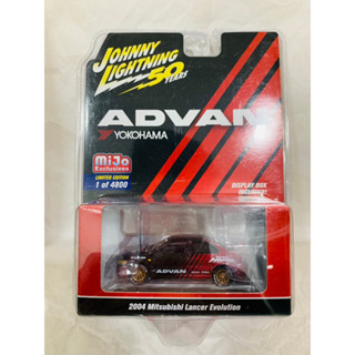 2004 Mitsubishi Lancer Evolution ADVAN Yokohama 1/64 Diecast Car