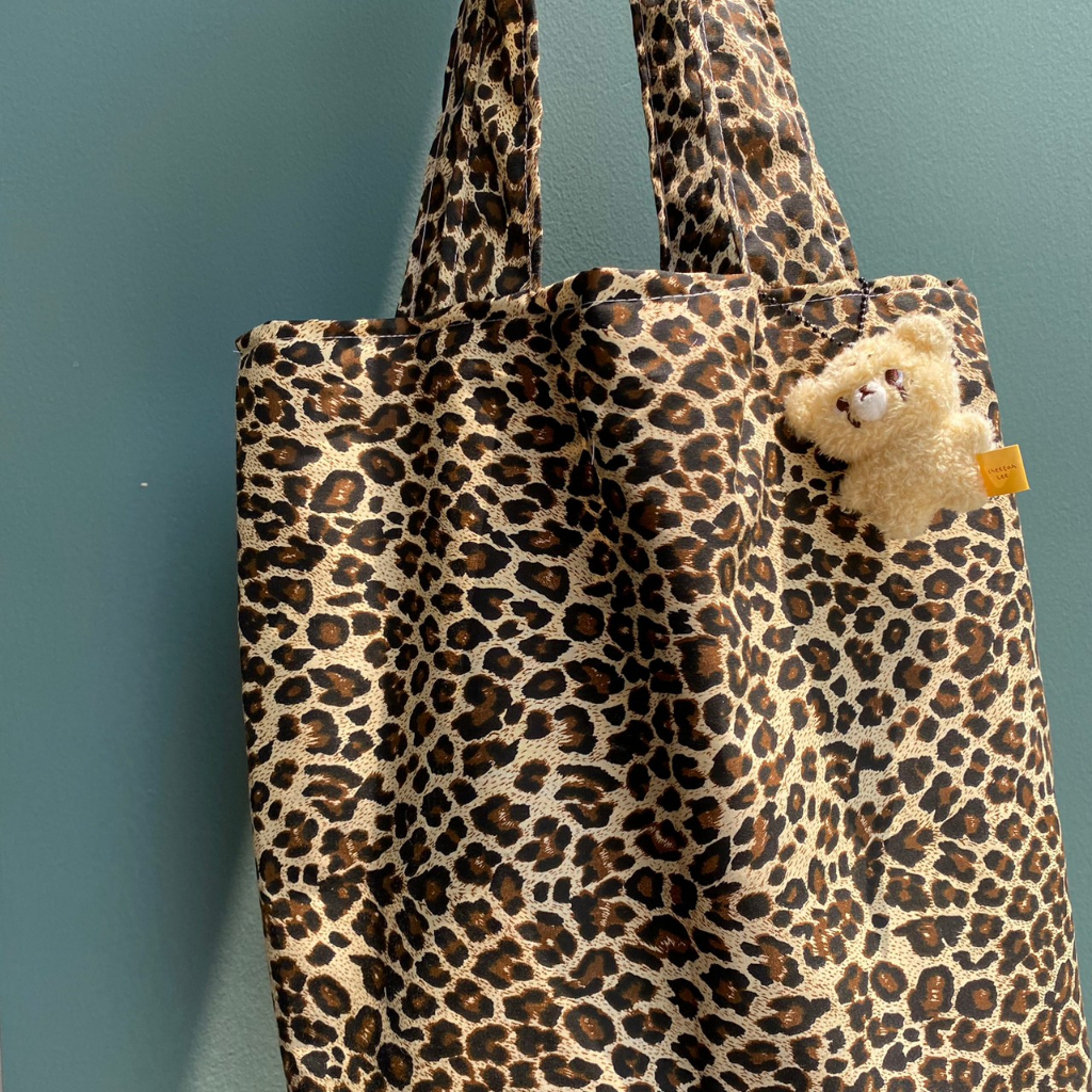 กระเป๋าลายเสือสีน้ำตาล - รูปที่ 4