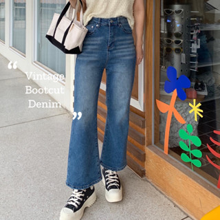 SOMEDRESs | Vintage Bootcut Denim | ยีนส์ทรงบูทคัทห้าส่วน