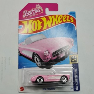 hotwheels 1956 corvette barbie