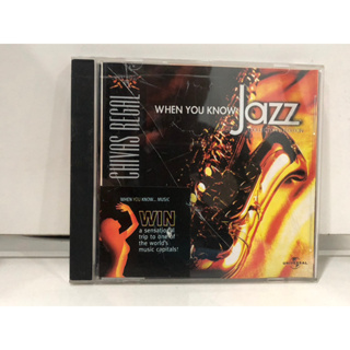 1 CD MUSIC  ซีดีเพลงสากล  When You Know Jazz     (A10J44)