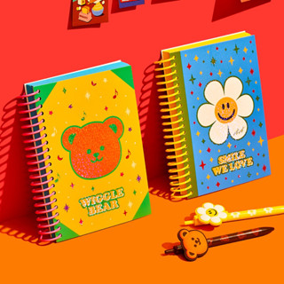 🐻 Pre-order Wiggle Wiggle Twinlke Sping Note &amp;PVC Pen SET🌼