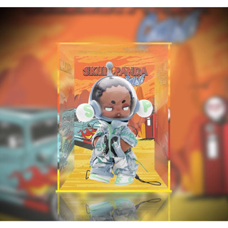 [สั่งผลิต] กล่องอะคลิลิคสกรีนลาย Pop Mart x Skull Panda SKULL PANDA COWBOY 无