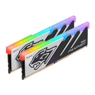 32GB (16GBX2) DDR5(5200) RAM (แรมพีซี) APACER GAMING RGB BLACK (AH5U32G52C5029BAA-2)