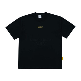 acmé de la vie GLOSSY BASIC LOGO Short Sleeve T-Shirt (BLACK)