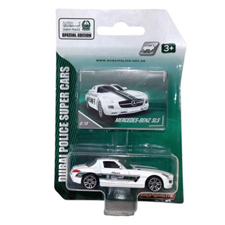 Majorette Mercedes Benz SLS Dubai Police Super Cars รถตำรวจดูไบ