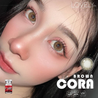 บิ๊กอาย Cora สีน้ำตาลและสีเทา ขนาด 14.5 lovelylens