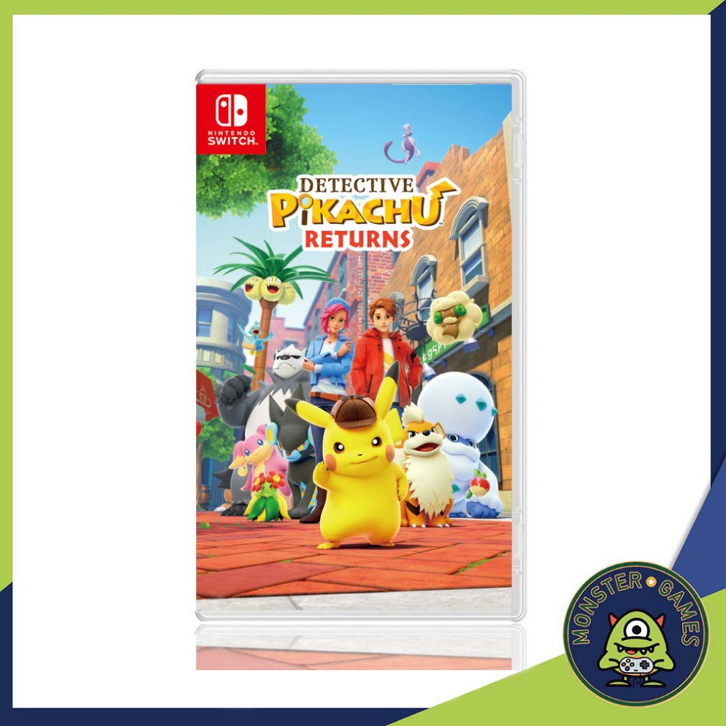 Detective Pikachu Returns Nintendo Switch Game แผ่นแท้มือ1!!!!! (Detective Pikachu Return Switch)